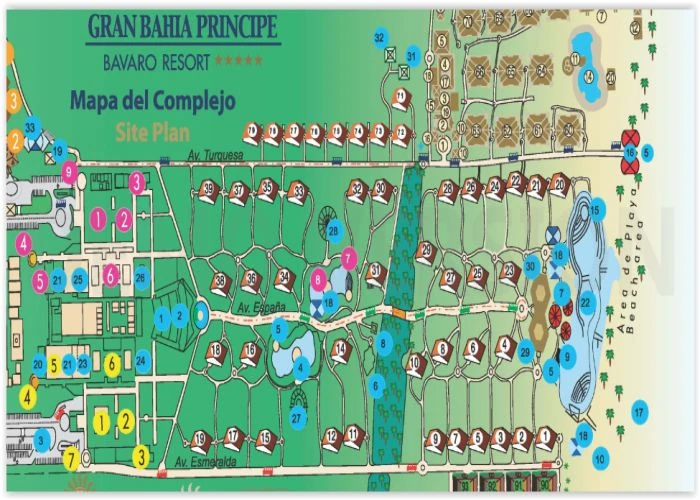 Mapa Bahia Principe Grand Bavaro